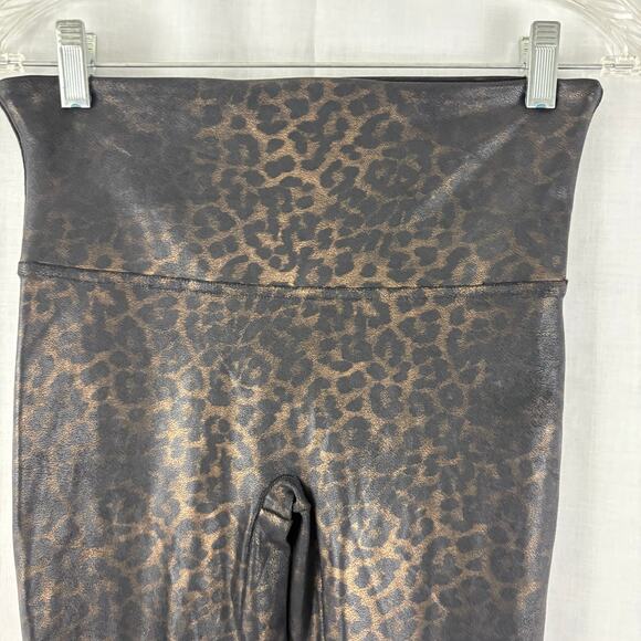 Spanx Animal Print Leggings Full Length Size Large - Picture 2 of 7